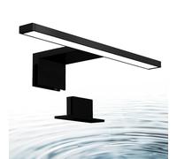 B.K.Licht - Lámpara Espejo de Baño LED IP44, 5W 230V, Pinza + Armario, Blanco Frío 4000k 650lm, 30 x 10.3 x 3.6 cm