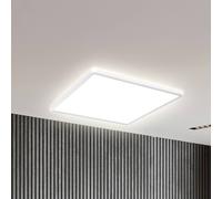 B.K.Licht 22 Watt Panel LED Cuadrado I regulable I ultra plano I luz indirecta I función de memoria I lámpara de techo LED I color de luz blanca neutra I 420x420x29mm I plafon led techo