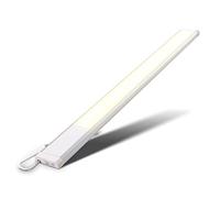 B.K.Licht - Regleta Led 10W, Blanca Cálida 3000K 1100lm, Carcasa de Aluminio, Tubo Fluorescente