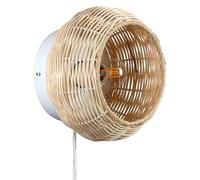 B·LED BARCELONA LED - Aplique de pared de mimbre Berlam