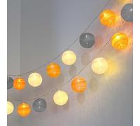 B·LED BARCELONA LED - Guirnalda LED bolas de algodón 20 Bolas con USB 3m-IP44-4cm