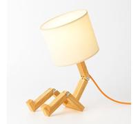 B·LED BARCELONA LED - Lámpara de mesa de madera articulada YOKI