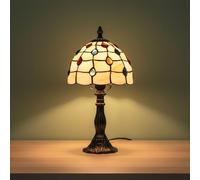 B·LED BARCELONA LED - Lámpara de mesa "Rafa" inspiración "Tiffany" - Ø 20cm Esta lámpara de mesa forma parte de nuestra colección de lámparas de inspiración Tiffany.