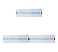 B·LED BARCELONA LED - Luz de emergencia AUTOTEST 3W - 250lm - 3 h de autonomía (Paquete de 3)