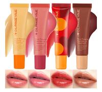 B lsamo labial hidratante de 4 colores, mascarilla y b lsamo labial para humectar, dar brillo e hidratar al instante y lograr un tono de color tr