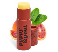 B lsamo labial jumbo Poppy & Pout con naranja sanguina y menta | B lsamos labiales e hidratantes totalmente naturales | Hidrata con cera de abeja