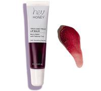 Hey Honey Skincare Trick and Treat Honey Berry Plumping Lip Bálsamo | Tinte natural 2 en 1 con propiedades hidratantes e hidratantes | 0,5 oz (baya de miel)