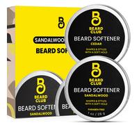 B lsamo para barba de cedro y s ndalo de The Beard Club: acondicionador sin enjuague y cera para peinar, suaviza e hidrata la barba - 2 oz