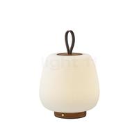 B.lux Misko Camp, lámpara recargable LED, nogal