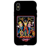 B.M.Hex Gang Girl Bike Retro Vintage Funny Adult Humor Carcasa para iPhone X/XS