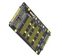 B+M PCIe - Adaptador de disco de estado sólido para placa base, reemplaza 2230 2242 2260 2280 adaptador de placa base SFF-8639 NVME de estado sólido