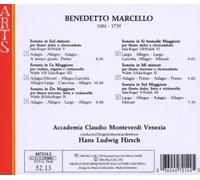 B Marcello: Sonatas Op 2, Vol 2 /Accademia Claudio Monteverd