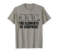 B O O Elementos DE Sorpresa Mesa Periódica Halloween Meme Camiseta