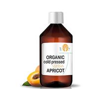 B.O.T Cosmetic & Wellness - Aceite Albaricoque Ecológico Prensado Frío | Hidratante Facial/Corporal/Capilar | Rejuvenecedor | Contorno Ojos | Nutrición Capilar | Pieles Sensibles, 500ml