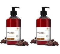 B.O.T Cosmetic & Wellness - Leche Corporal Orgánica de Chocolate 250ml | Estimula Ánimo y Circulación | Vitaminas y Minerales | Aroma Relajante | Suave Piel, 1 Paquete (Paquete de 2)