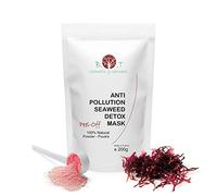 B.O.T Cosmetic & Wellness - Mascarilla Peel-Off Anti-Polución | Anti-edad de Algas Rojas | Iluminador y Hidratante Facial | Estimula Colágeno y Elastina | Extra Hidratante, 200g