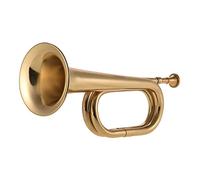 B Plana Bugle Llamada Trompeta Caballería Cuerno Arriba Instrumento De Latón Con Boquilla Para La Banda De La Escuela Cavalería Orquesta Militar