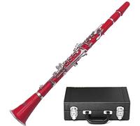 B Plana Clarinete Blanco Clarinete Color Claro Instrumento Musical Clarinetes (Color : Crimson1)