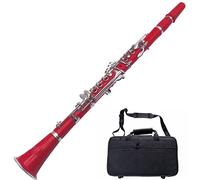 B Plana Clarinete Blanco Clarinete Color Claro Instrumento Musical Clarinetes (Color : Crimson2)