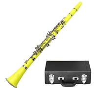 B Plana Clarinete Blanco Clarinete Color Claro Instrumento Musical (Color : Yellow1)