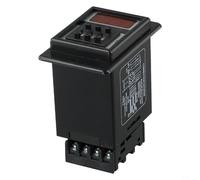 B, Retardo para relé, 8 pines, CA 220V, 999S/999M, temporizador de retardo ajustable con chip inteligente para automatización industrial, negro