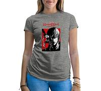 B&S Boutique Death Note Ryuk Camiseta De Mujer Gris Size M
