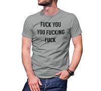 B&S Boutique Fuck You Fucking Fuck Inspired Samantha Chaitanya Divorce Camiseta De Hombre Gris Size XL