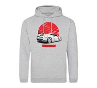 B&S Boutique Godzila Skyline GTR R35 JDM Legends Sudadera con Capucha Gris Unisex Size M