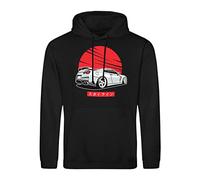 B&S Boutique GTR Skyline GTR R35 JDM Legends Godzila Sudadera con Capucha Negra Unisex Size L