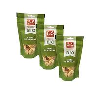 B&S - Lote de 3 chips de plátanos orgánicos - Bolsa de 70 g