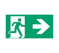B-Safety Señal ruta evacuación tipo B de L-LUX Standard Eco