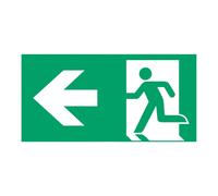 B-Safety Señal ruta evacuación tipo C de L-LUX Standard Eco