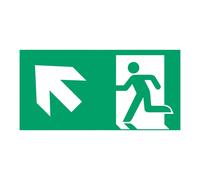 B-Safety Señal ruta evacuación tipo F de L-LUX Standard Eco
