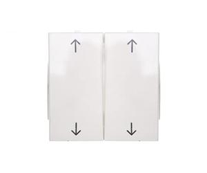 B.Símbolo doble de tecla cuadrada/flecha/blanco brillante 5316448999 hager polo 4011334455738