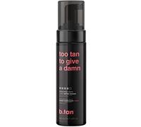 b.tan Espuma Autobronceadora Oscura | Too Tan to Give A Damn - 1 hora, Sin olor a bronceado falso, Apto para veganos, sin crueldad animal, 200ml