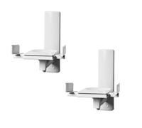 B-Tech BT77 - Soportes para altavoces (25 kg), color blanco (1 par)