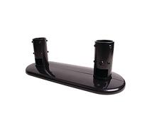 Componente de montaje - B-TECH Professional - BT7807 - Placa de doble polo - Acero robusto - Negro