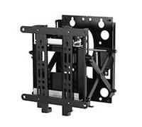 B-Tech BT8309 Soporte Mural Empotrable con Mecanismo Pop-Out y Ajuste Micrométrico, para Pantallas Planas VESA 200, Orientación Horizontal/Vertical, Gestión de Cables