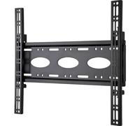 B-Tech BT8441/B Soporte de Pared Fijo Universal para Pantalla Plana con Ajuste Lateral, Adecuado para Pantallas Medianas a Grandes de hasta 80 kg, Collar Compatible con Montaje en Poste (VESA 400),