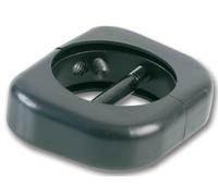 B-TECH Collarín Accesorio para Poste System2 de 50mm, Negro