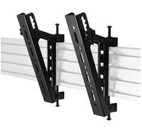 B-Tech Flat Screen Interface Arms System X Universal Interface, BT8390-VESA200T_B (System X Universal Interface Arms with Tilt - VESA 200, Flat Panel Mount Arm, Black, 70 kg, Rail, 200 x)