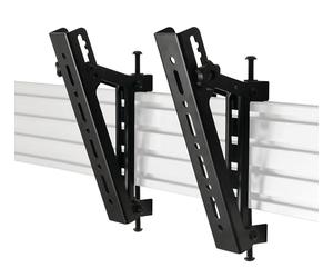 B-Tech Flat Screen Interface Arms System X Universal Interface, BT8390-VESA200T_B (System X Universal Interface Arms with Tilt - VESA 200, Flat Panel Mount Arm, Black, 70 kg, Rail, 200 x)