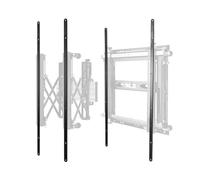 B-Tech Interface Adaptor Arms Interface Adaptor Arms, BT7565_B (Interface Adaptor Arms, Black, 800 x 400 mm, 820 mm, 6 mm, 20 mm)