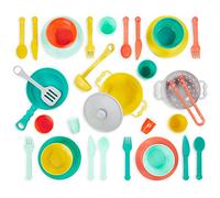 B. toys Accesorios de Cocina de Juguete - Ollas, Platos y Utensilios 33 Piezas para niños - Juegos para la imaginación - 3 años + - Mini Chef Kitchen Set, Multicolor (Branford Ltd. BX2035Z)