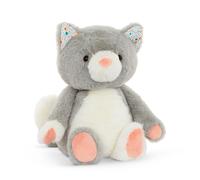 B. Toys- B. Softies- 12 """" Cat - Animal relleno - Gatito Super Soft - Gray & White - 12 - lavable - Nios para nios pequeos - Happyhues - Cosmo nub
