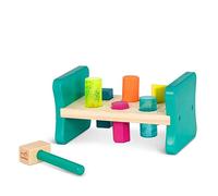 B. Toys by Battat BX1762Z Wooden Shape Sorter Hammering Bench