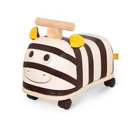 B. toys by Battat Cebra para Montar Mecedora para niños - Silla Blanda - Juguetes de Madera - 18 Meses + - Zippity Zebra, Color Negro (Branford Ltd. BX2139C1Z)