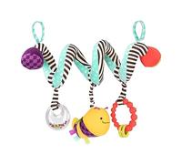 B. toys Colorida B. Baby Juguete en Espiral - Actividades sensoriales - Móvil para la carriolla del bebé - 0 Meses + - Wiggle Wrap, Multicolor, Medium (Branford Ltd. BX1454Z)