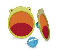 B. Toys - Juego de lanzar y agarrar - 2 Paletas en Forma de Rana y una Bola de Tela - Juguetes de Actividades para niños - Juego al Aire Libre - 3 años + - Critter Catchers - Frankie La Rana