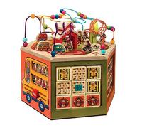 B. Toys - Cubo de Actividades - Centro de Actividades de Madera - Juguete de Aprendizaje para niños, Chicos - El Alfabeto, números, Formas - 12 Meses + - Youniversity